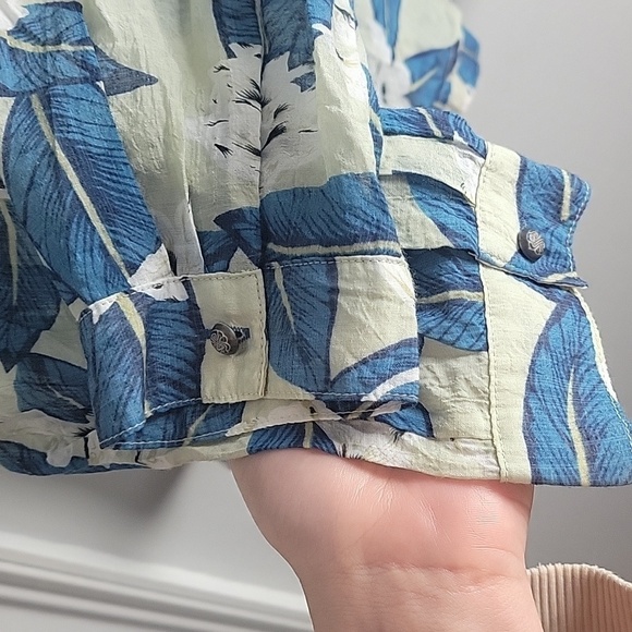 Soft Surroundings Gillian Tunic Blouse Floral-Size Medium - Picture 11 of 17